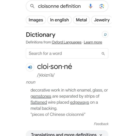 Art Nouveau Swan Lapel Pin Cloisonne Brooch - Picture 4 of 4